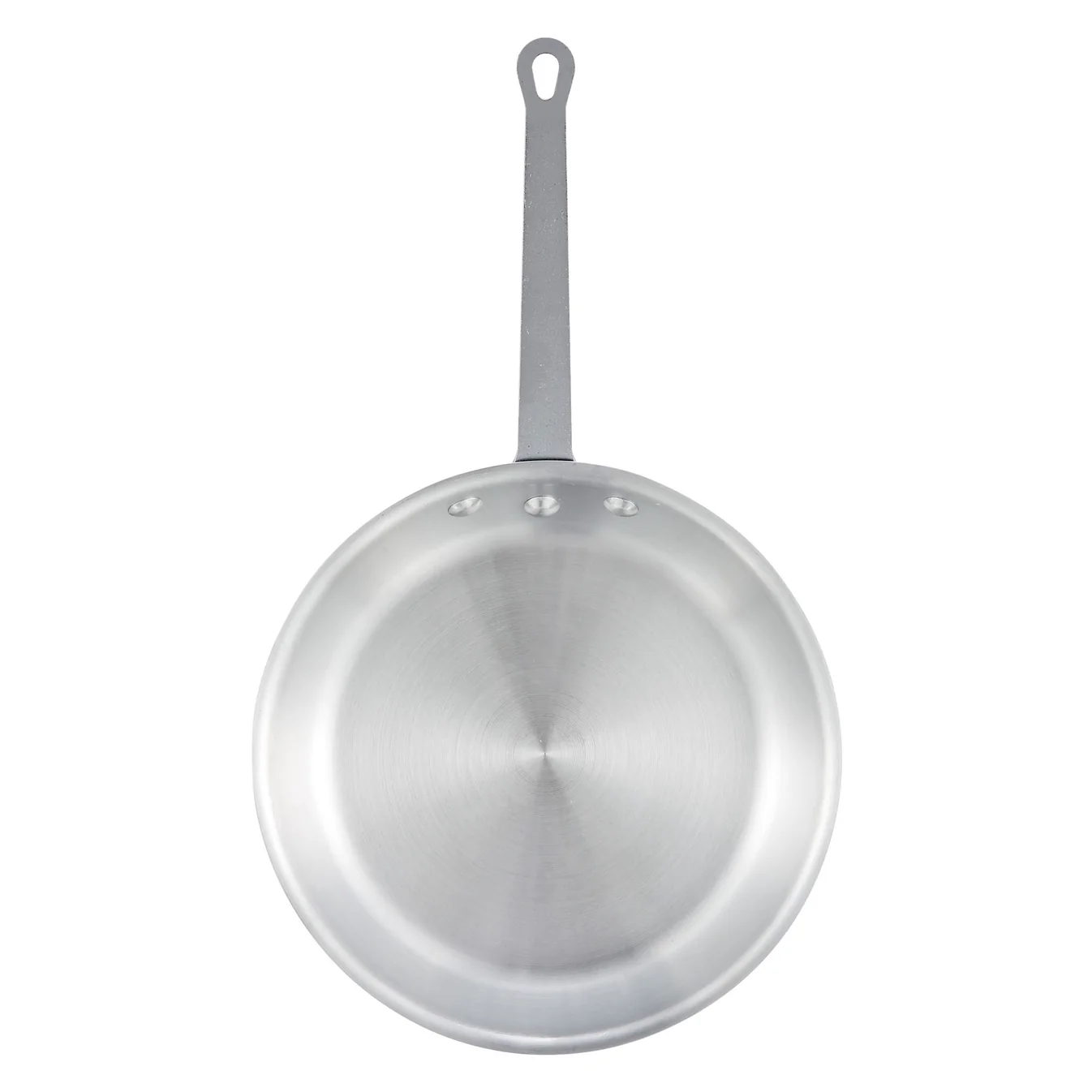 Winco Majestic™ Natural Finish Aluminum Fry Pans