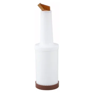 Winco PPB-1B Liquor & Juice Pour Bottle, 1 Qt, Brown
