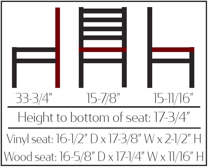 SL2160-SV Silvervein Ladderback Chair - Image 3