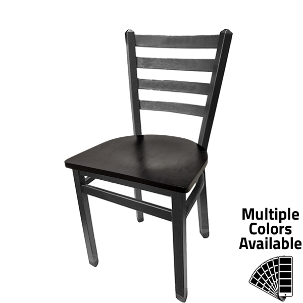 SL2160-SV Silvervein Ladderback Chair