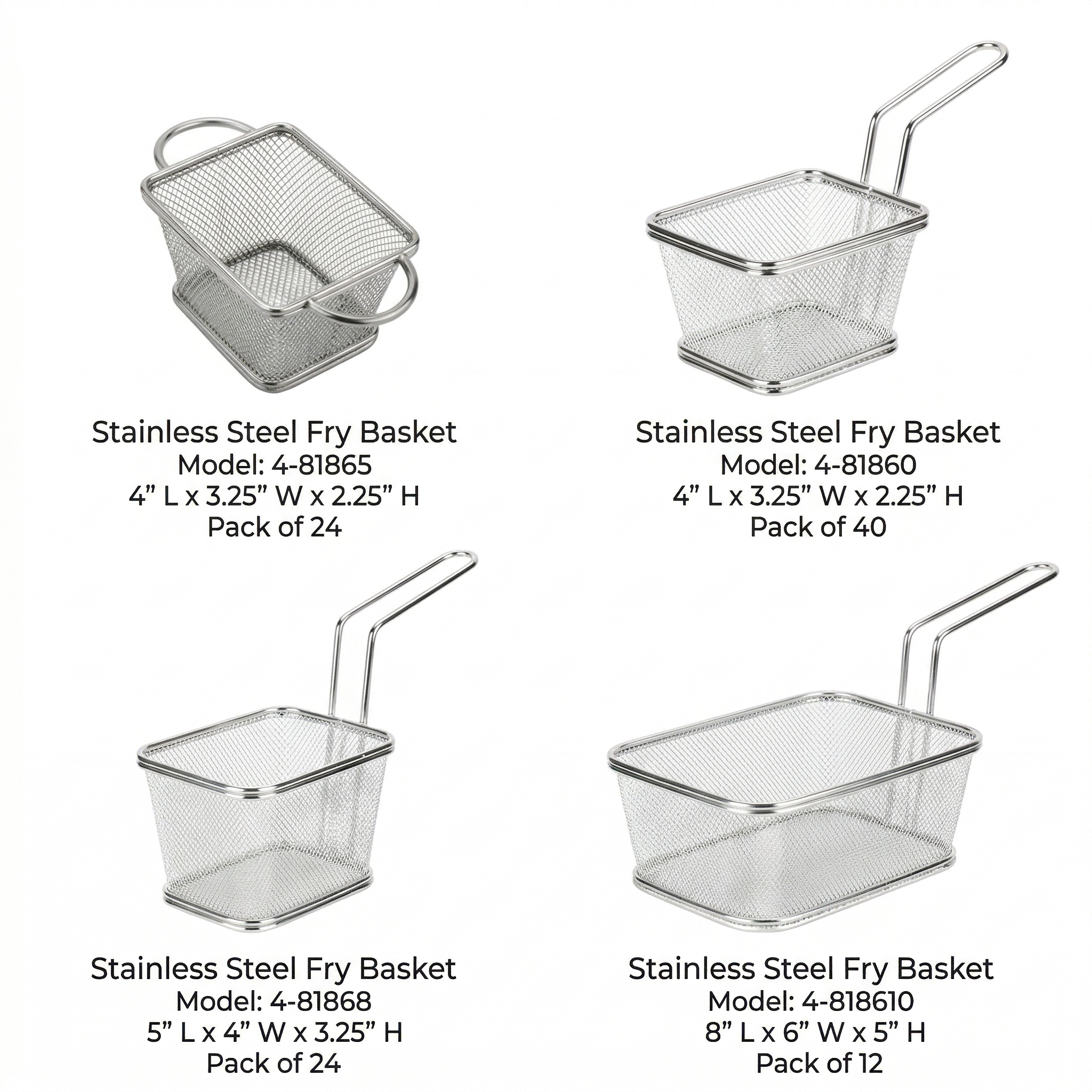Stainless Steel Mini Fry Basket