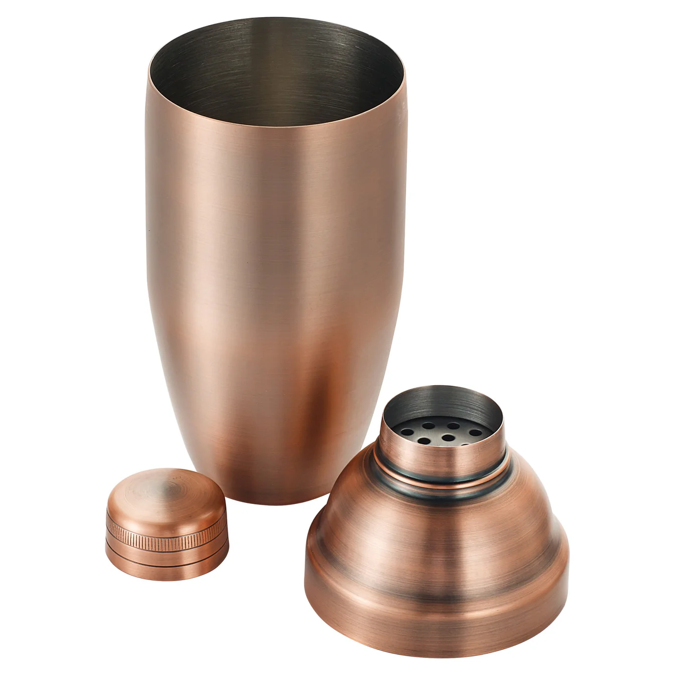 Winco BASS-24AC Antique Copper Shaker Set, 24 oz - Image 2