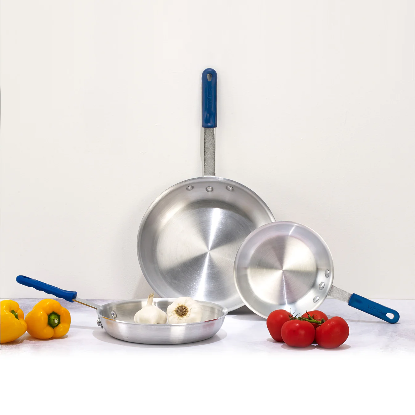 Removable Silicone Pan Sleeve - Blue - Image 2