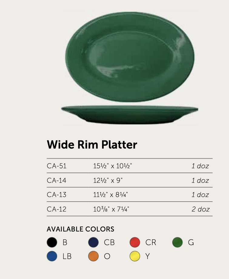 Cancun™ Wide Rim Platter - Image 2