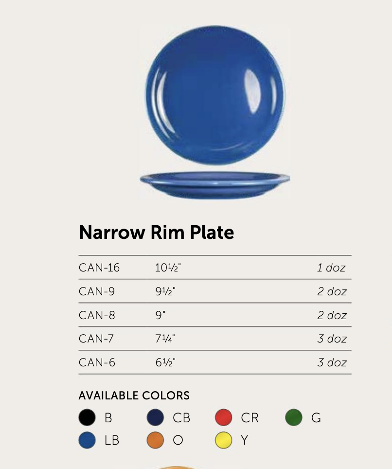 Cancun™ Narrow Rim Plate - Image 2