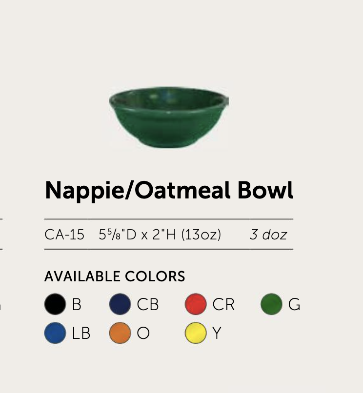 Cancun™ Nappie/Oatmeal Bowl - Image 2