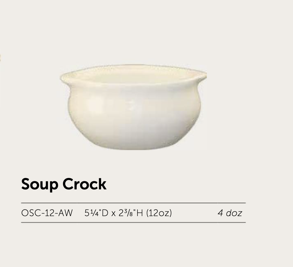 American White Bakeware Soup Crock (12 oz) - Image 2