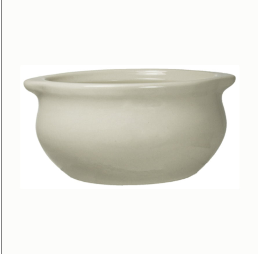 American White Bakeware Soup Crock (12 oz)