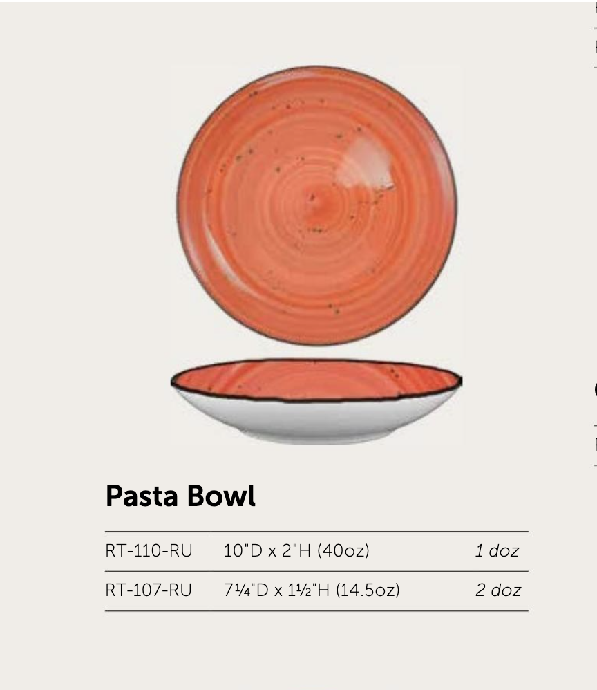 Ruby Pasta Bowl - Image 2