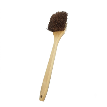 BR POT L – 20″ Pot Brush, Palmyra Bristle, Wood Handle