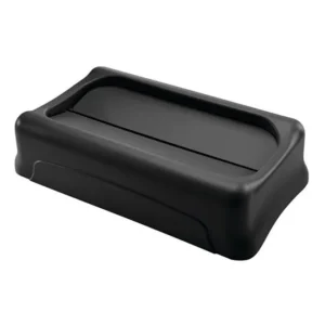 RM 2673-60 BLA – Untouchable® Swing Top Waste Container, Black