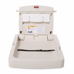 RM 7819-88 – Vertical Baby Changing Table, Platinum Finish